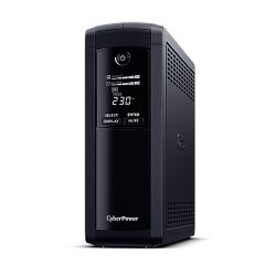 CyberPower Value Pro 1200VA Line Interactive Tower UPS, 720W, LCD Display, 8x IEC, AVR Energy Saving, 1Gbps Ethernet CyberPower Value Pro 1200VA Line Interactive Tower UPS, 720W, LCD Display, 8x IEC, AVR Energy Saving, 1Gbps Ethernet